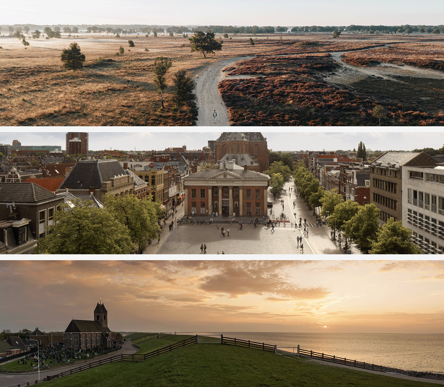 Drenthe, Groningen en Friesland